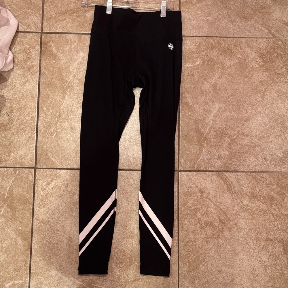 Tory Burch Black Leggingd NWOT size small